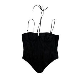 Lioness Del Gato Corset Top in Black